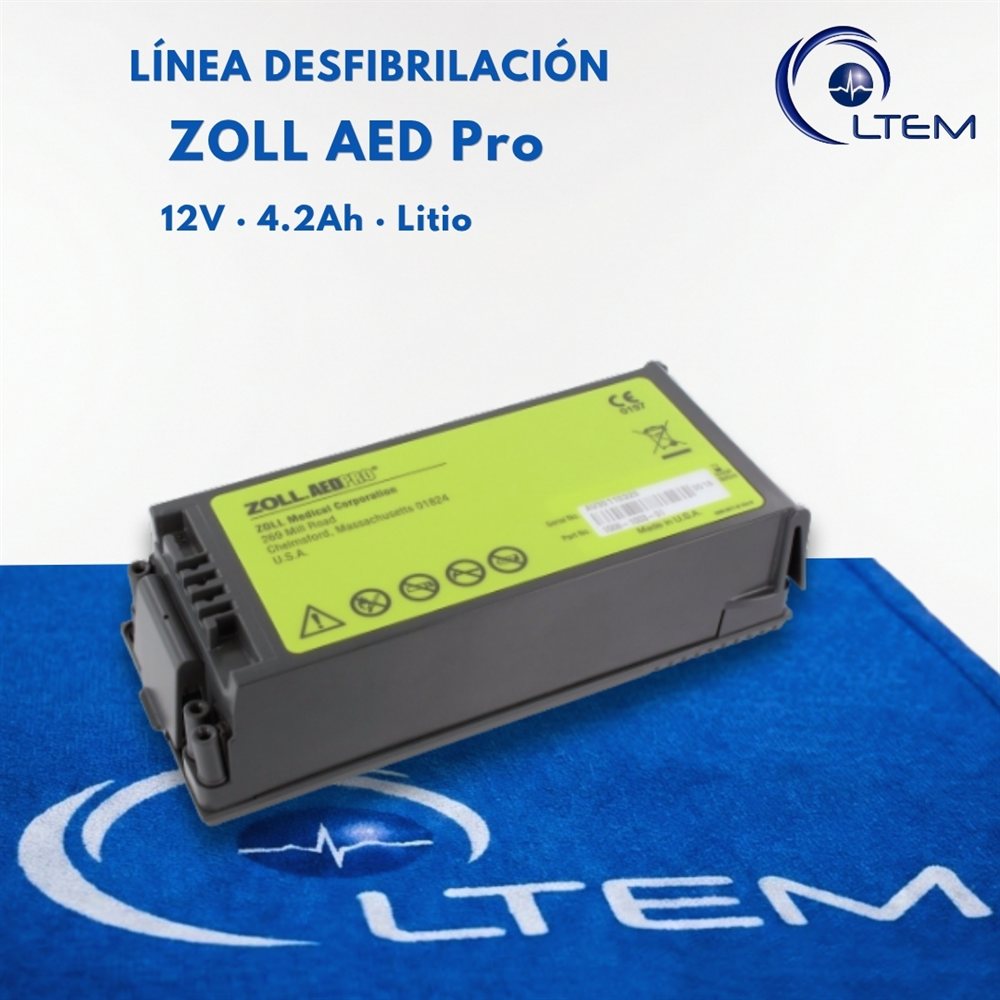 Batería ZOLL AED Pro vista 2
